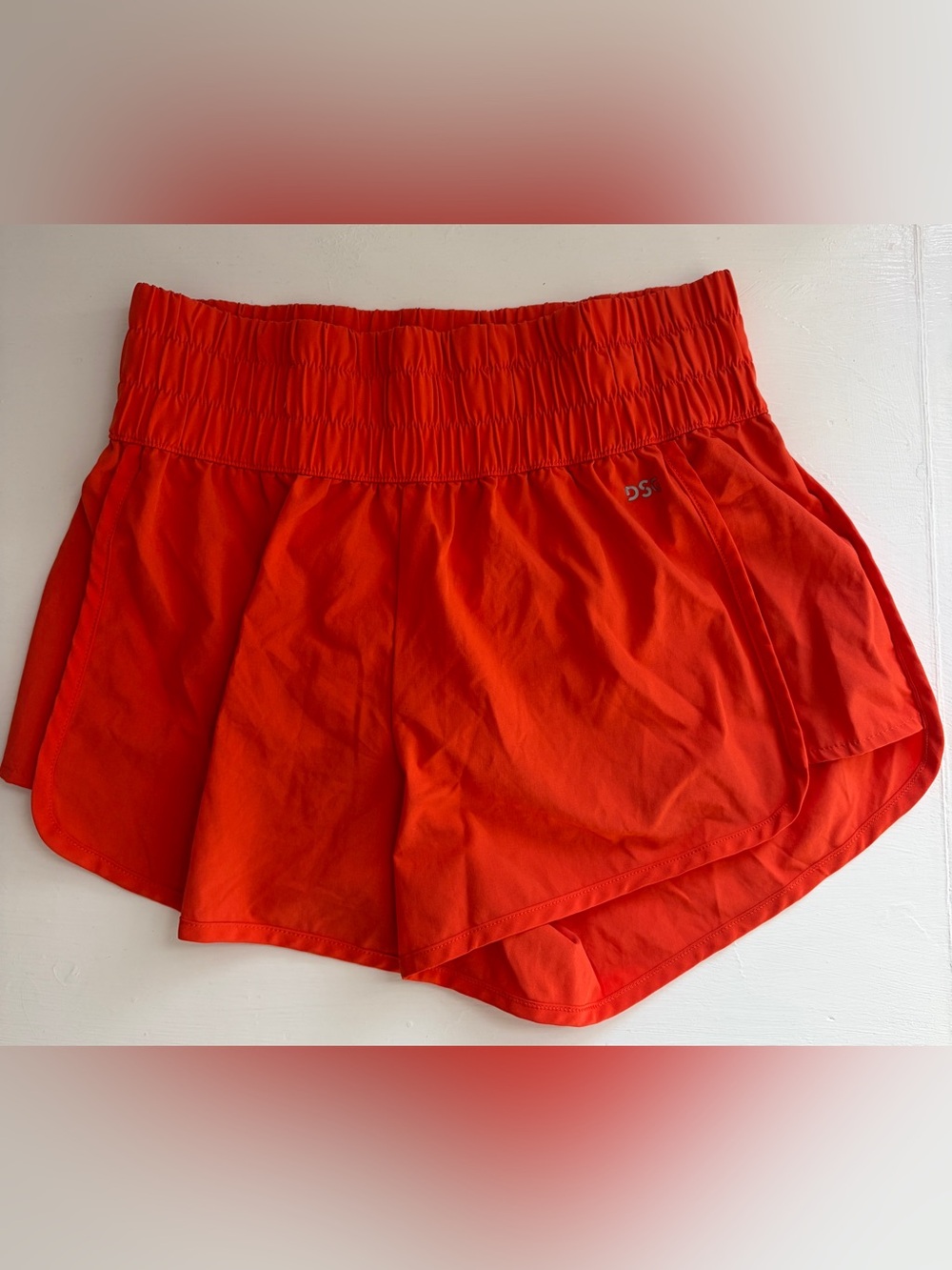 DSG Bright Red High-Waist Athletic Shorts